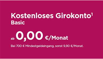 Kostenloses Girokonto